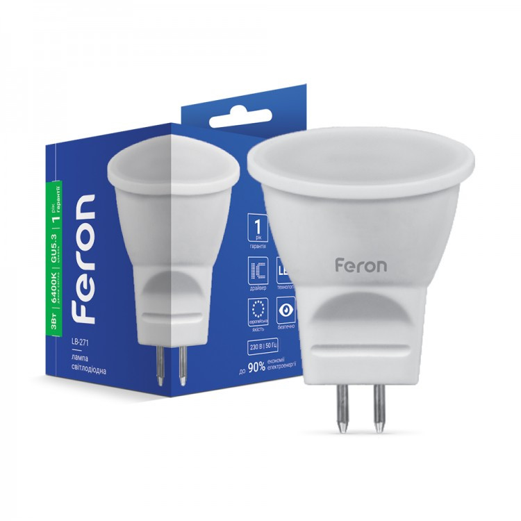 LED лампа Feron LB-271 3W G5.3 6400K
