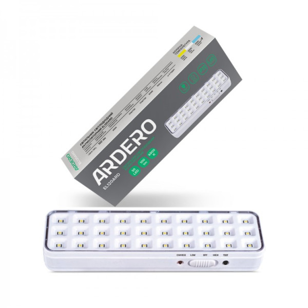 Світлодіодний акумуляторний світильник Ardero EL120ARD 30led