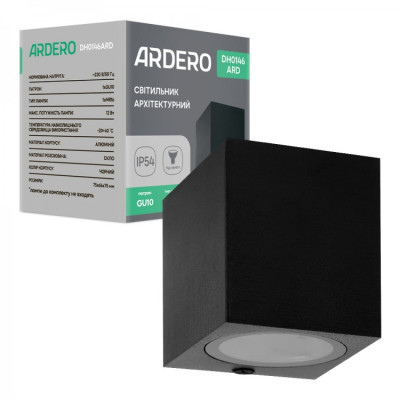 Архитектурный накладной светильник Ardero DH0146ARD под лампу черный