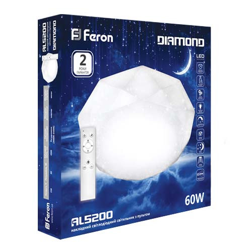 LED светильник Feron AL5200 60w DIAMOND