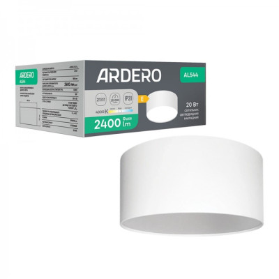 Светодиодный накладной светильник Ardero AL544 20Вт 4000K белый