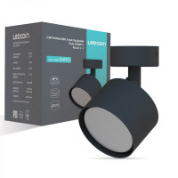 Накладной поворотный светильник Ledcoin ML411-1 под лампу черный