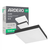 Светодиодный накладной светильник Ardero AL808 18Вт 5000K черный
