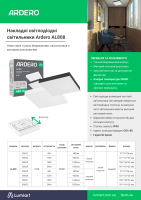 Светодиодный накладной светильник Ardero AL808 18Вт 5000K черный