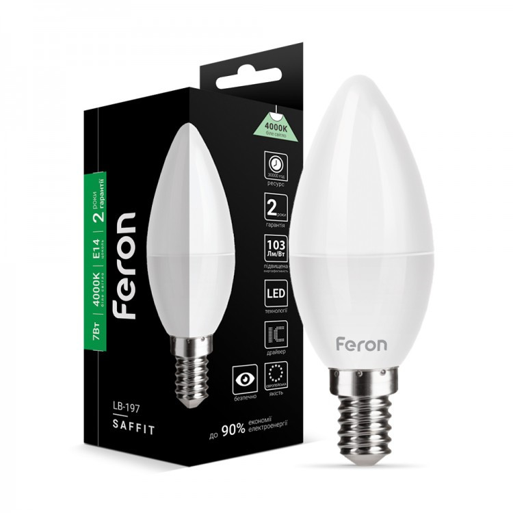 LED лампа Feron LB-197 7W E14 4000K