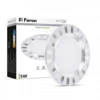 LED светильник Feron AL779 5W серебро