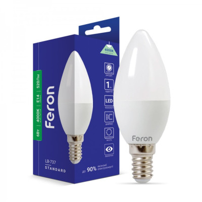 LED лампа Feron LB-737 6W E14 4000K
