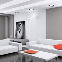 LED светильник Feron LN7 3W черный