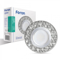 Встраиваемый светильник Feron CD835 с LED подсветкой
