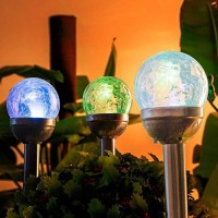 Грунтовий світильник на сонячній батареї Feron PL130 RGB