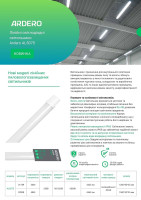 Линейный светодиодный светильник Ardero AL5075 48W 6500K IP65 белый