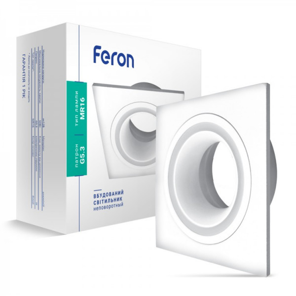 Встраиваемый светильник Feron DL6140 белый