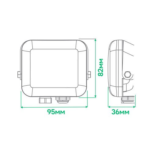 Світлодіодний прожектор Ardero LL-4010ARD PRO 10W 1000Lm 6500K